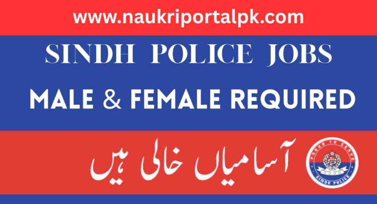 sindh police jobs