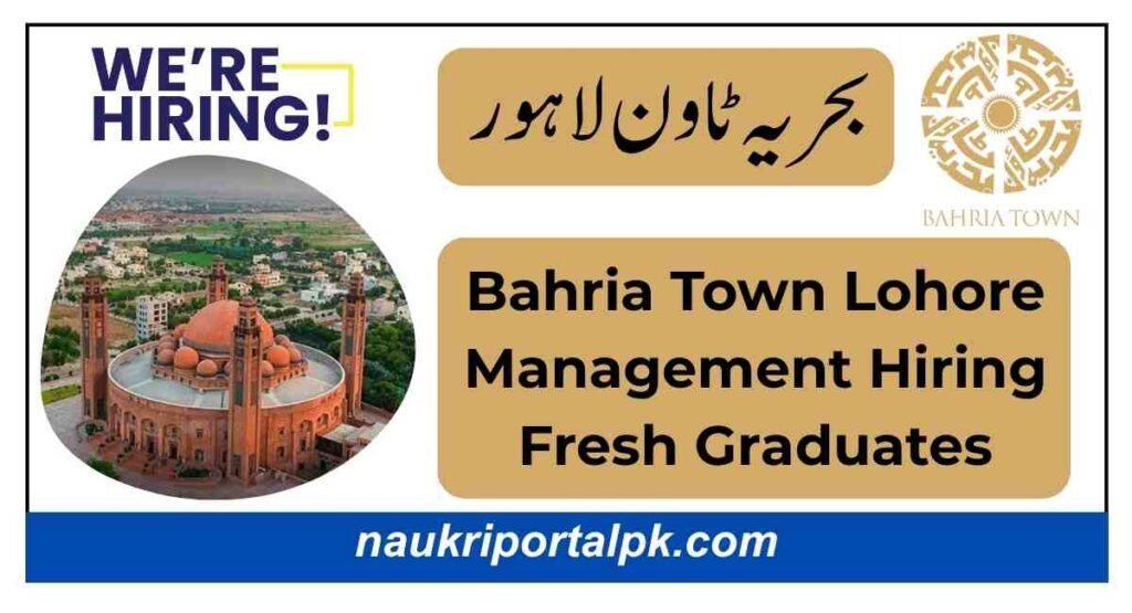 jobs in bahria town lahore